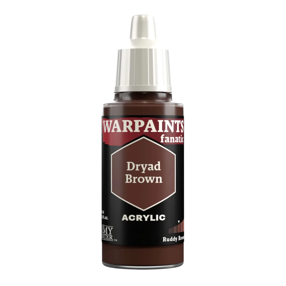 army painter warpaints fanatic acrylic paint dryad brown