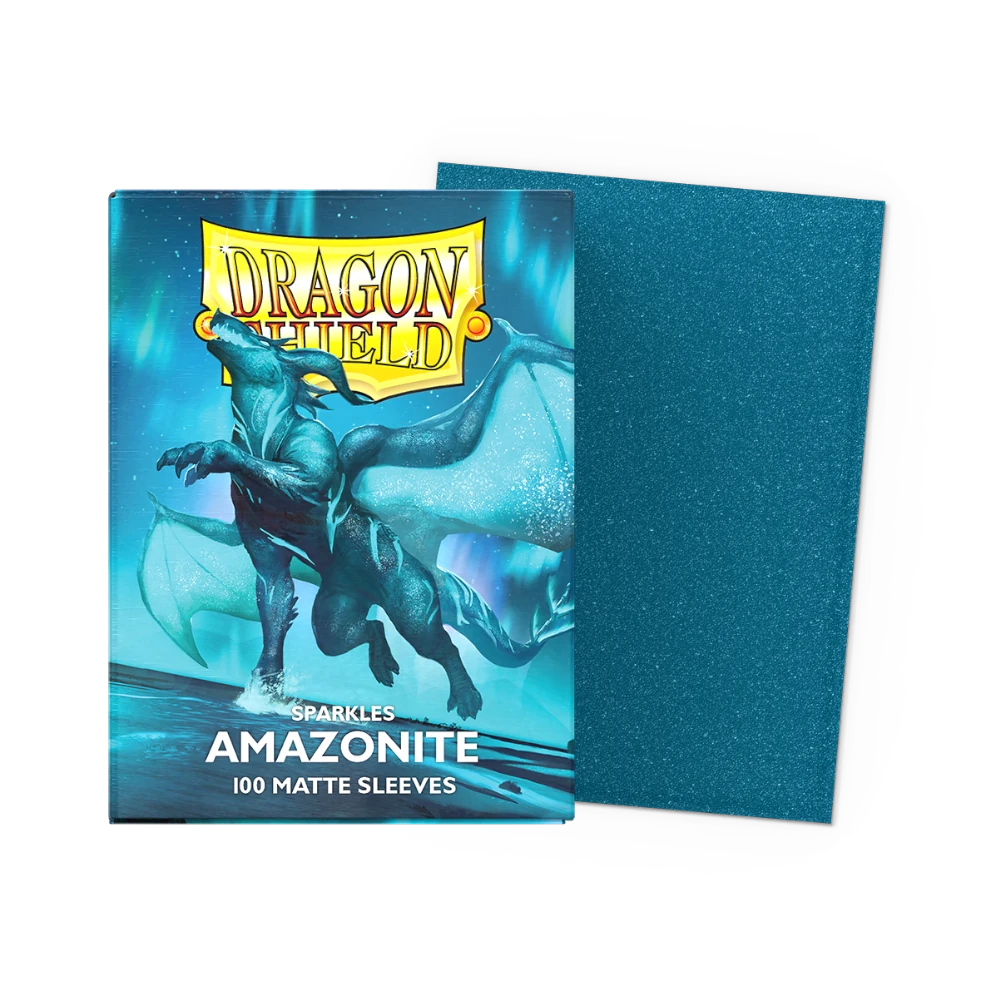 dragon shield sparkles amazonite matte sleeves beauty destruction