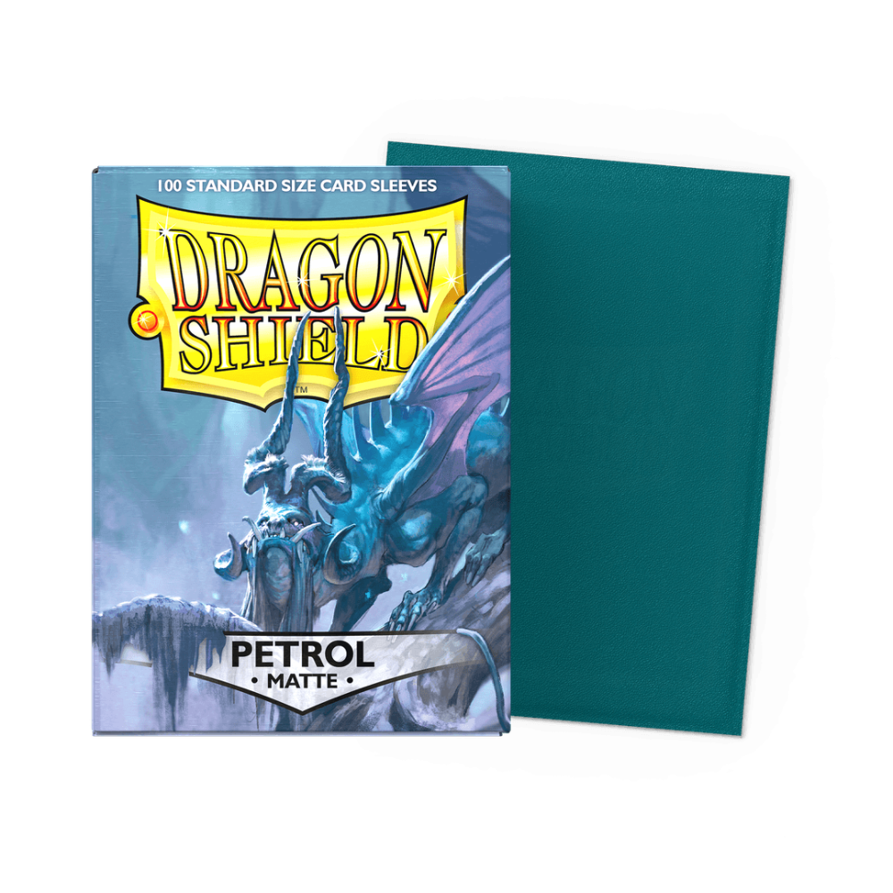 dragon shield standard size card sleeves matte petrol