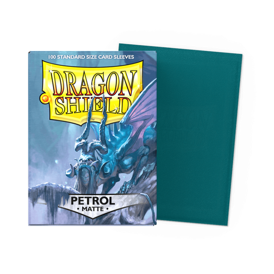 dragon shield standard size card sleeves matte petrol