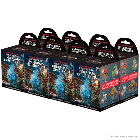 dungeons dragons underdark expeditions glow miniatures