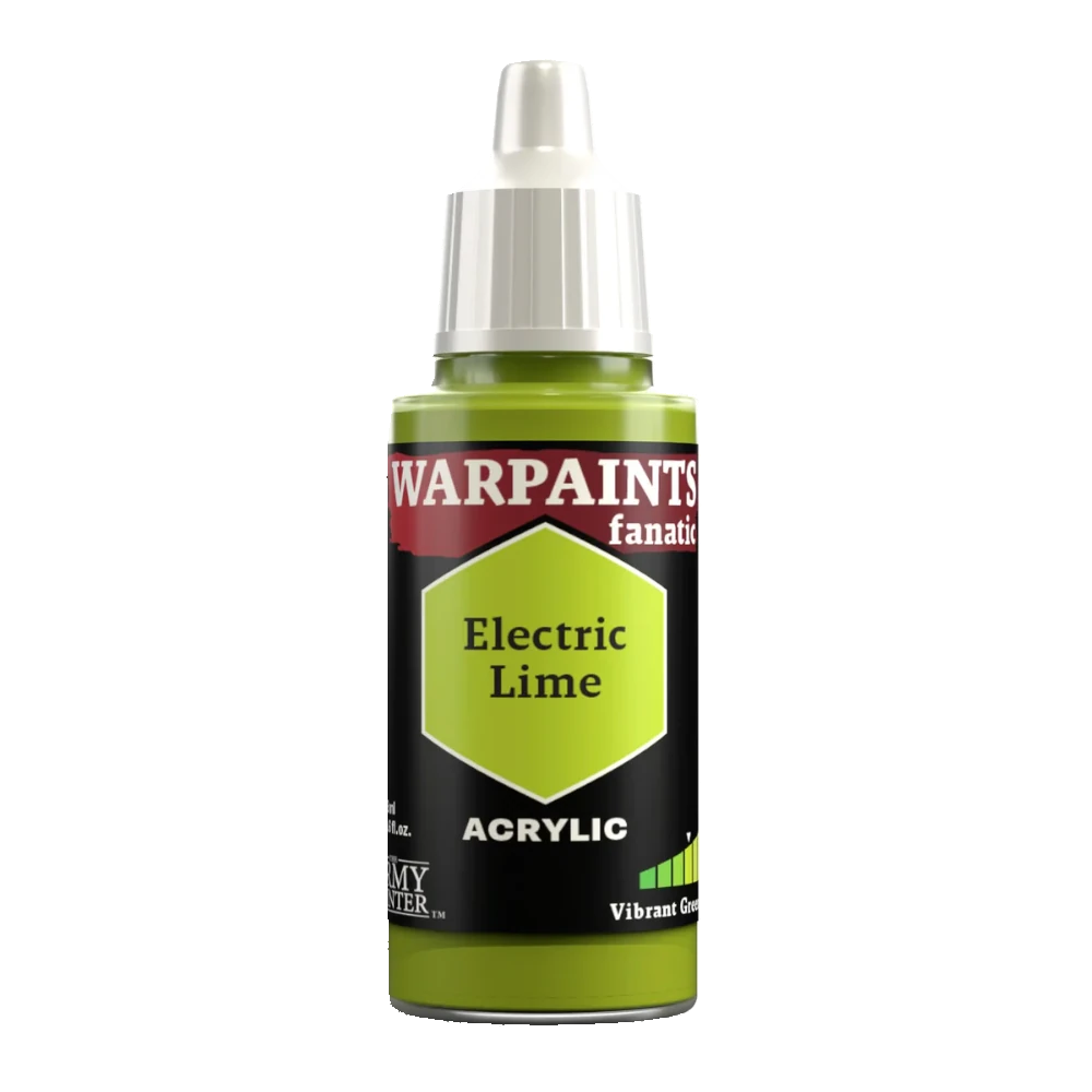army painter warpaints fanatic paint acrylic electric lime