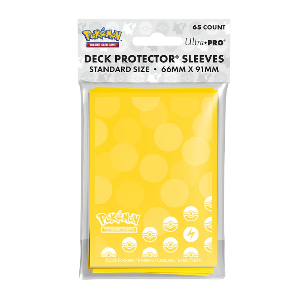 pokemon deck sleeves electric protector lightning ultra pro