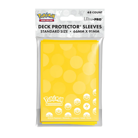 pokemon deck sleeves electric protector lightning ultra pro