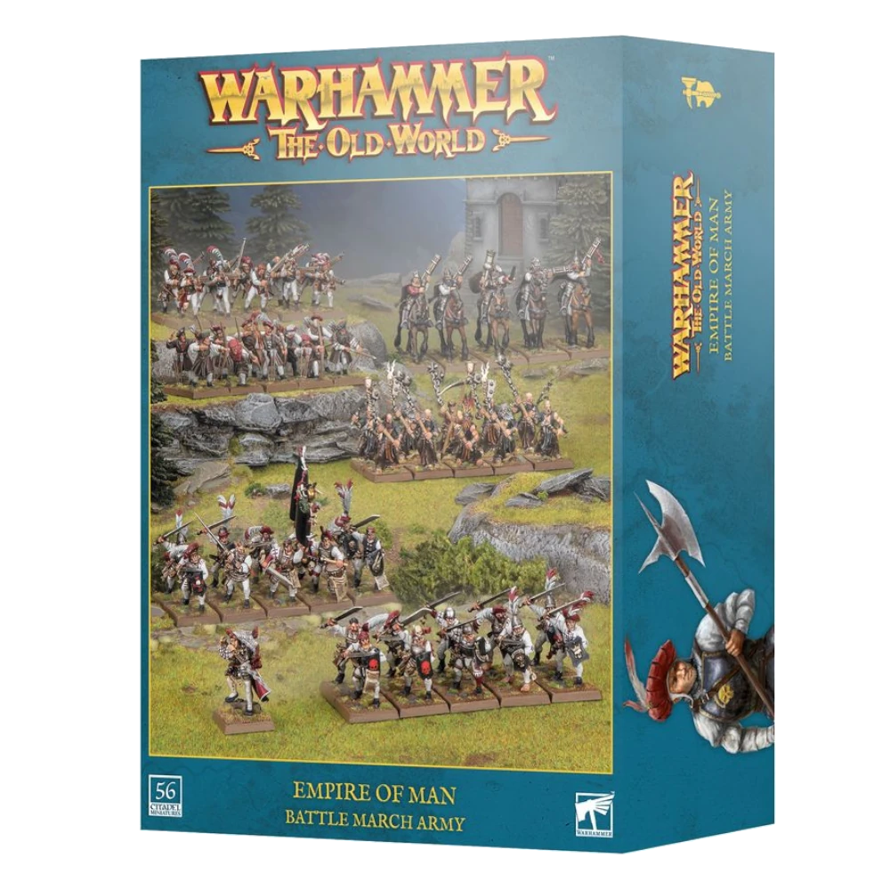 warhammer old world empire of man battle march army