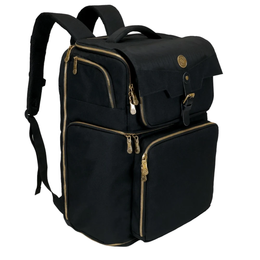 enhance backpack black minitaures hidden pocket figures 