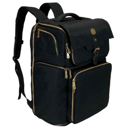enhance backpack black minitaures hidden pocket figures 