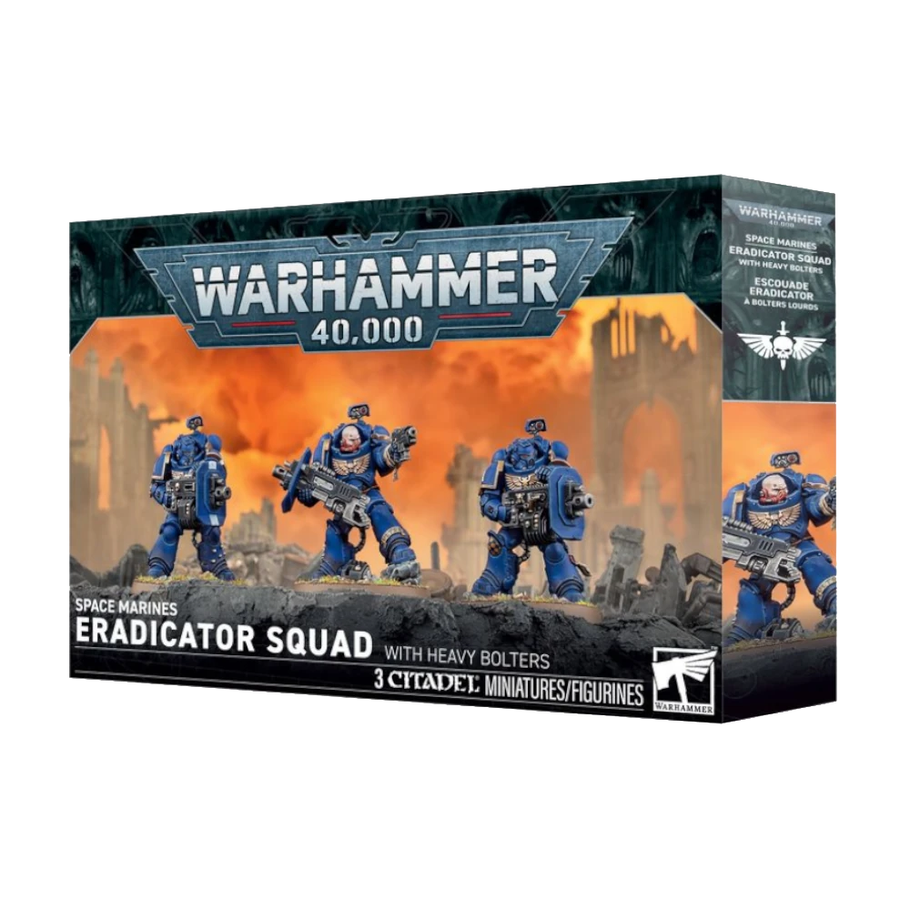 warhammer 40k space marines eradicator squad with heavy bolters