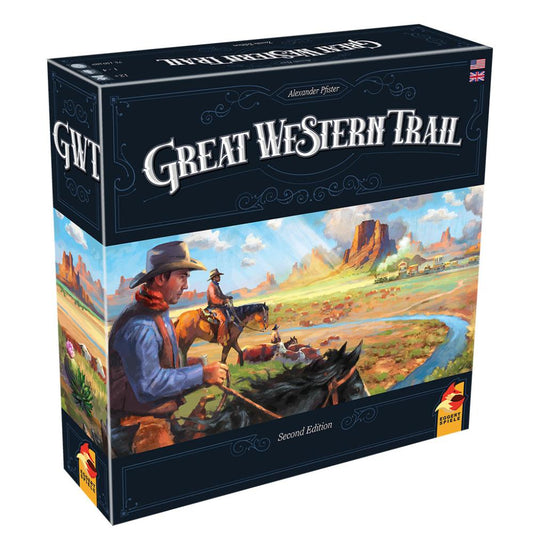 GREAT WESTERN TRAIL SECOND EDITION BOARD GAME BOX