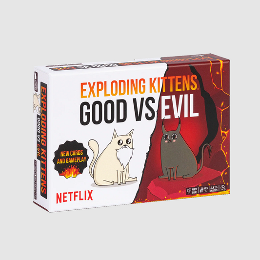 exploding kittens good evil mayhem armageddon strategy netflix
