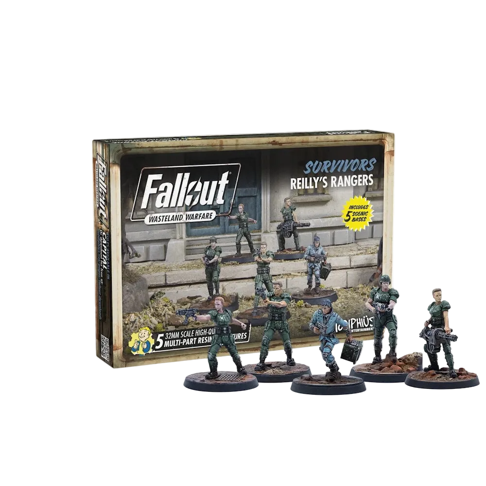fallout wasteland warfare survivors reillys rangers modiphius miniatures