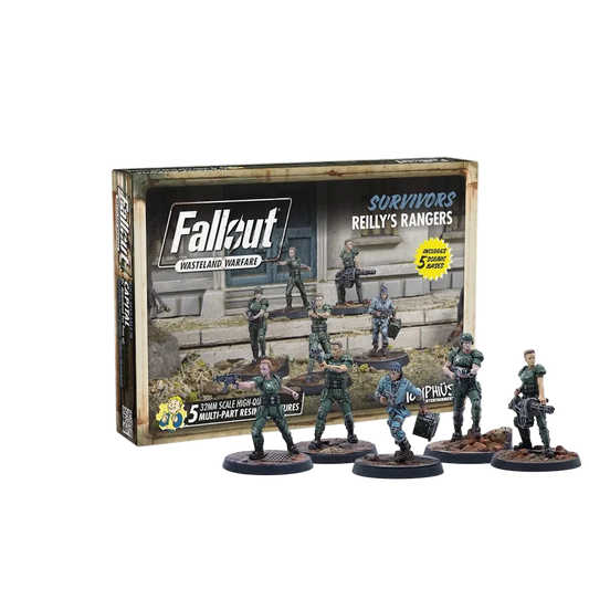 fallout wasteland warfare survivors reillys rangers modiphius miniatures