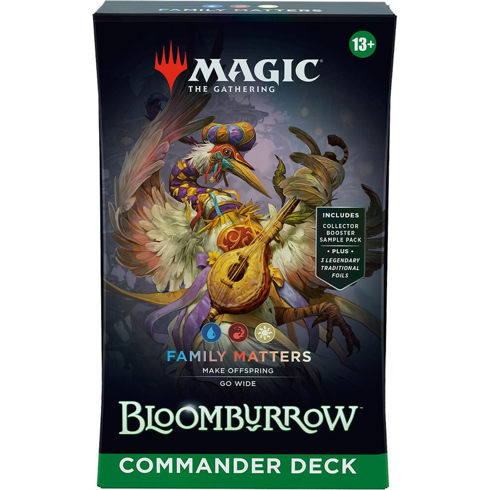 mtg magic gathering commander deck bloomburrow family matters