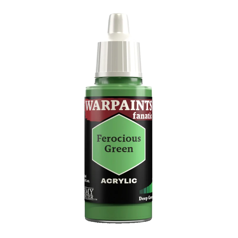 army painter warpaints fanatic paint acrylic ferocious green