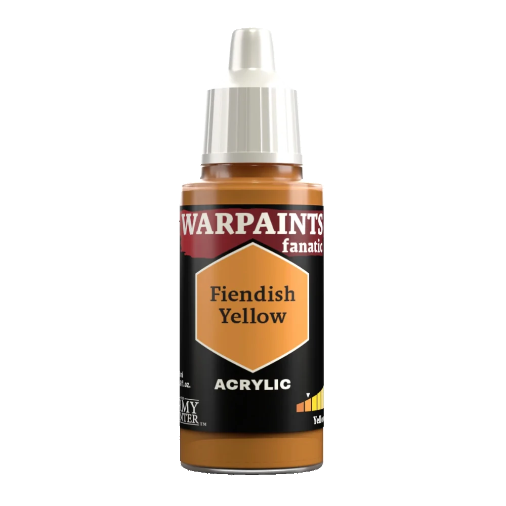 army painter warpaints fanatic paint acrylic fiendish yellow