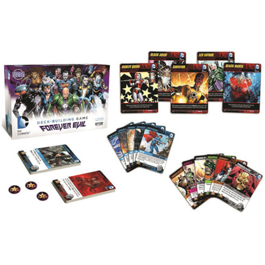 deck building game dc forever evil comics luthor