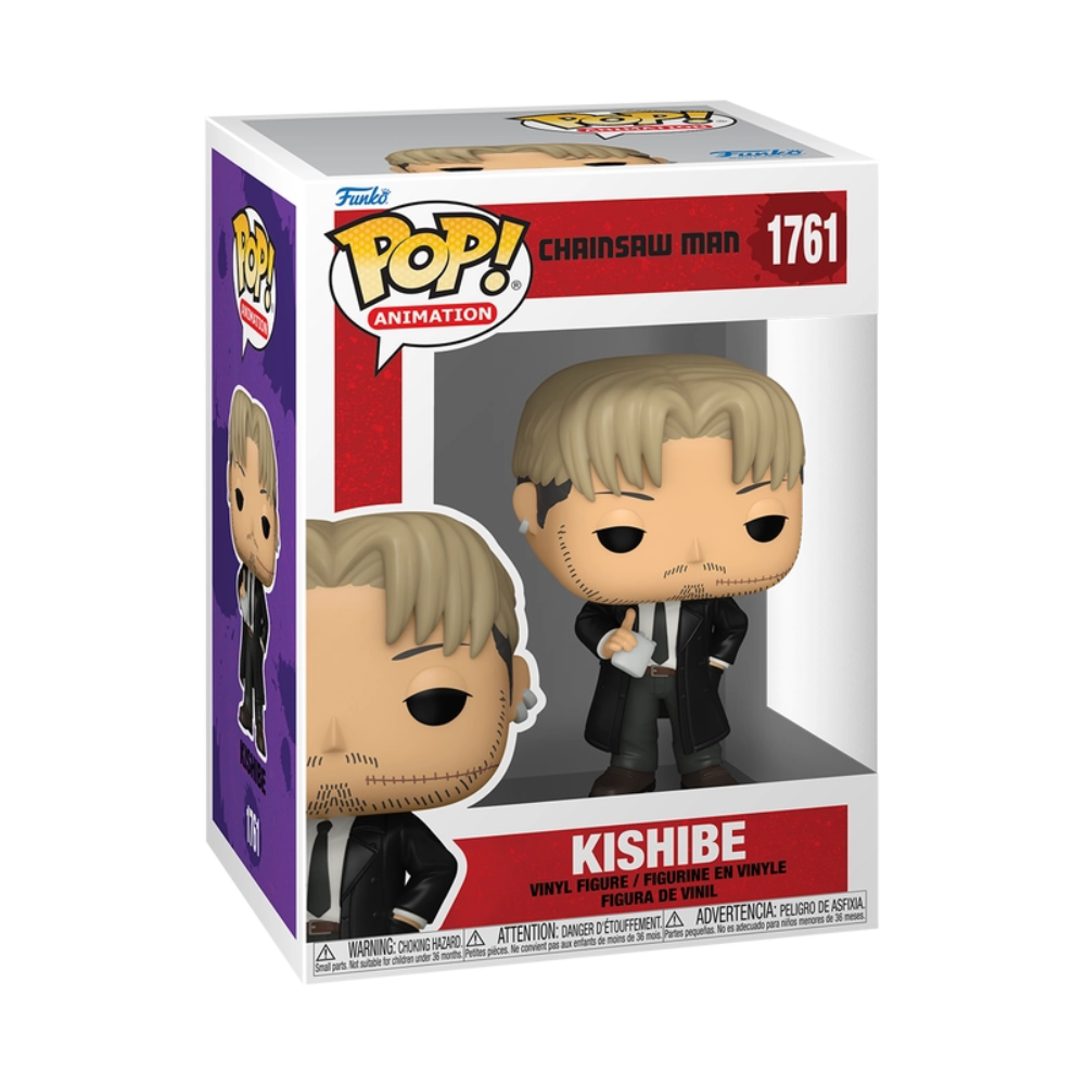 funko pop animation chainsaw man kishibe vinyl figure