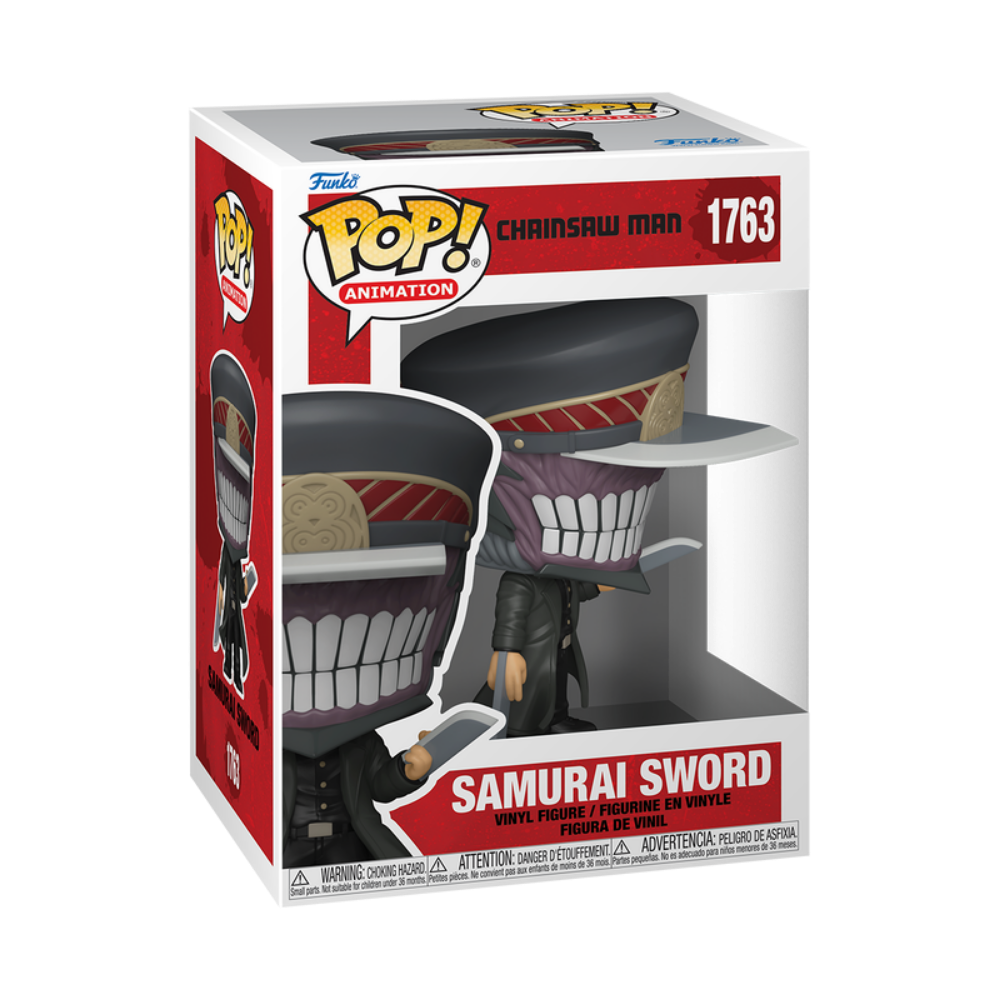 funko pop 1763 chainsaw man samurai sword anime