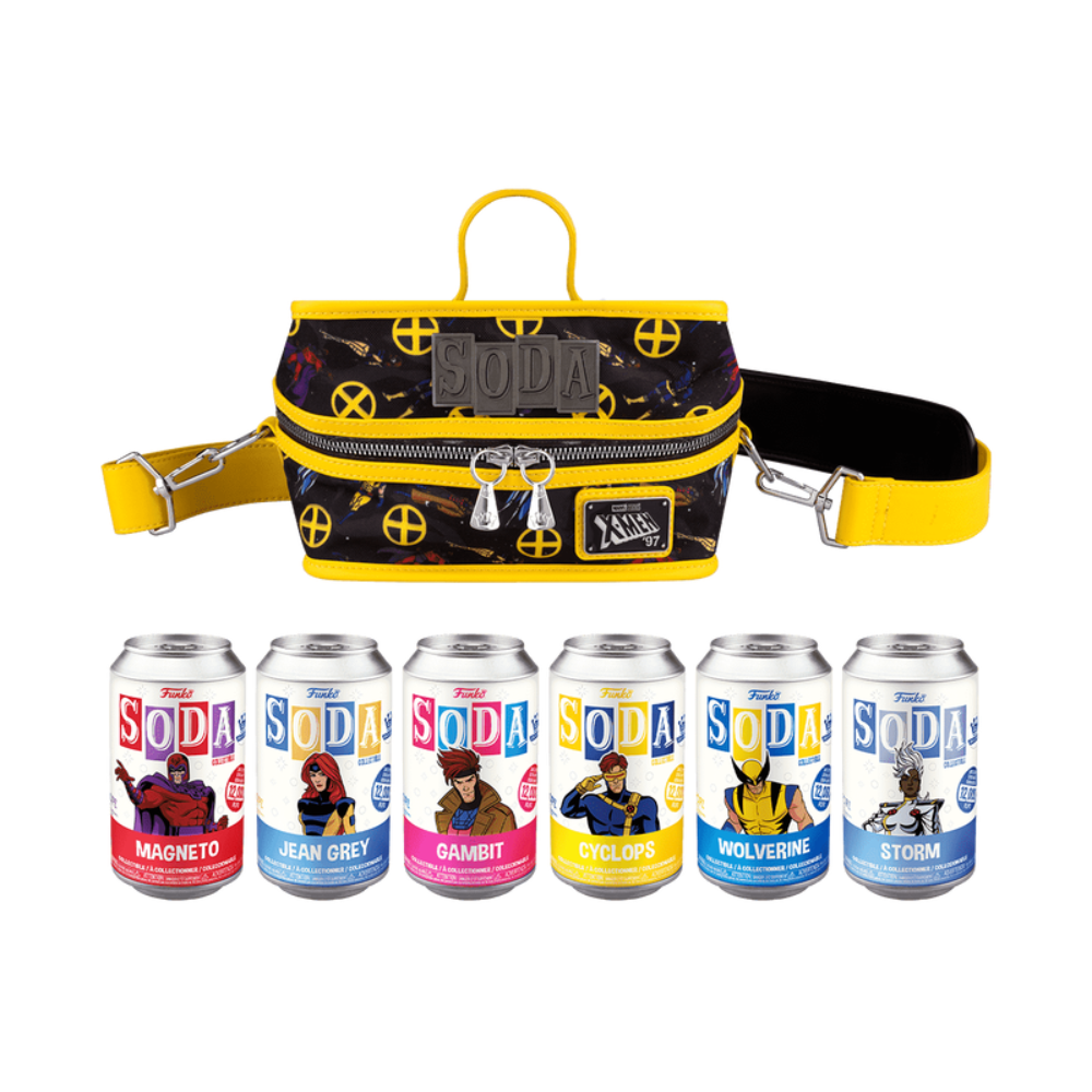 funko x-men '97 6pack SODA with cooler bag