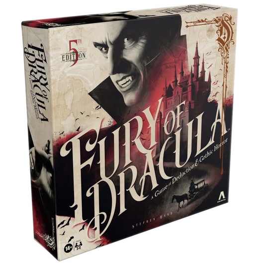 fury of dracula 5th edition board game deduction gothic horror