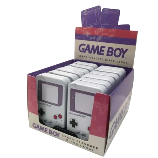 gameboy nintendo game boy candy tin grape