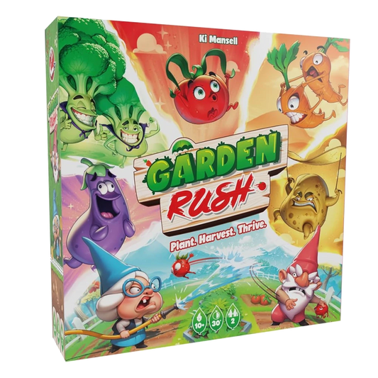 space cowboy garden rush board game ki mansell 
