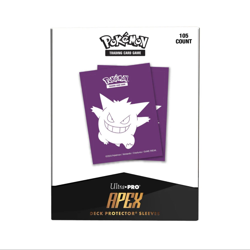 pokemon ultra pro apex deck protector sleeves gengar