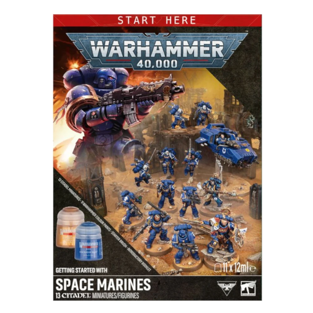 warhammer wh40k getting started with space marines