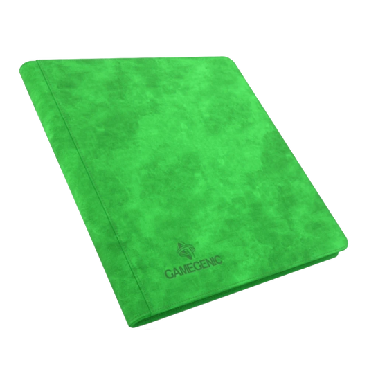 gamegenic 24 pocket zip up green card binder