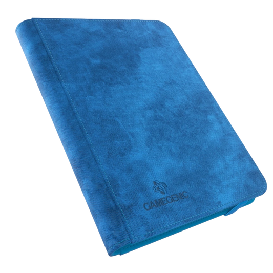 gamegenic prime 8 pocket card binder blue