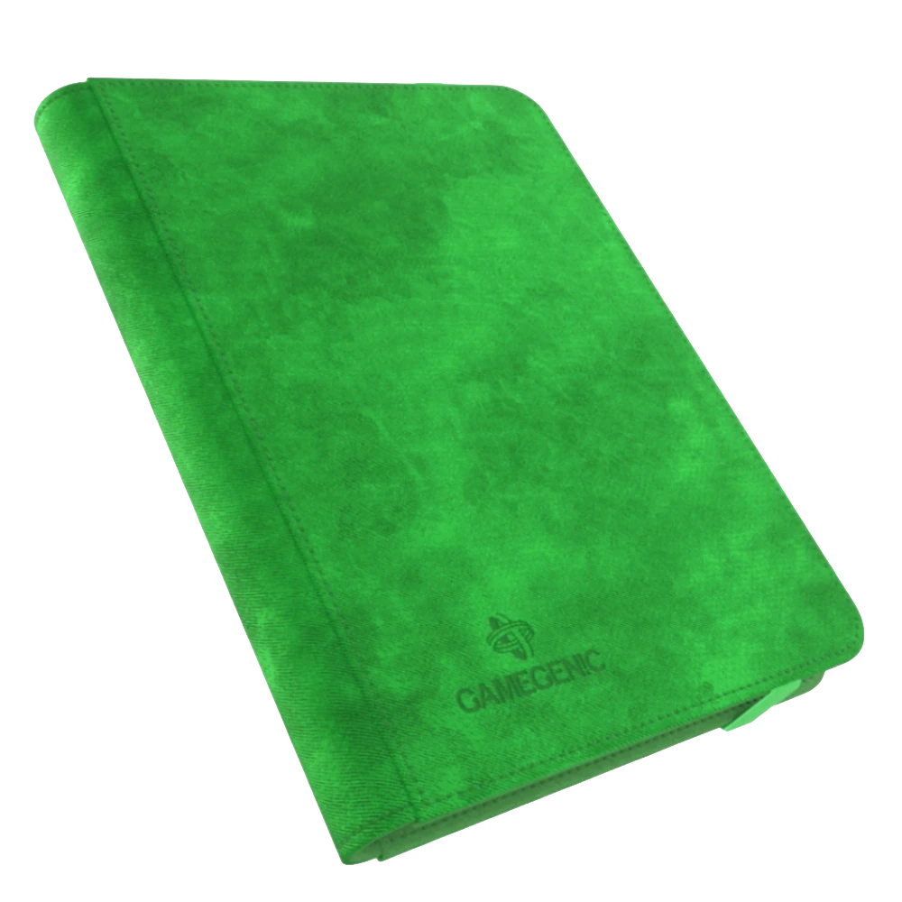 gamegenic prime 8 pocket card binder green