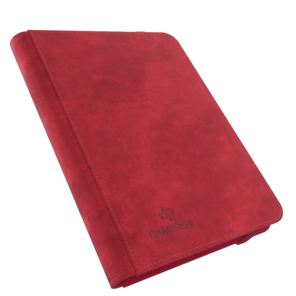 gamegenic prime 8 pocket card binder red