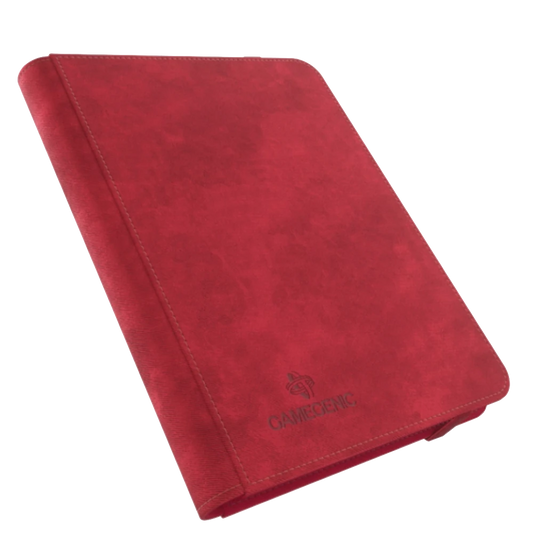 gamegenic prime 8 pocket card binder red