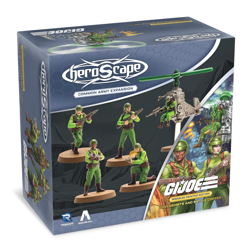 gi joe heroscape greenshirts and battle copters expansion