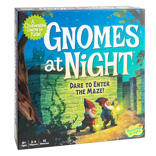gnomes night dare enter maze peaceable kingdom cooperative