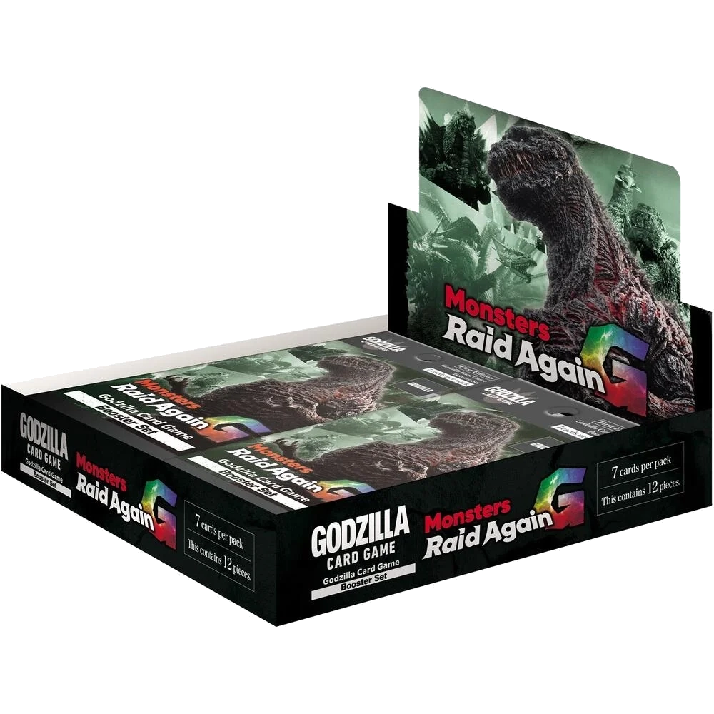godzilla card tcg monsters raid again booster set