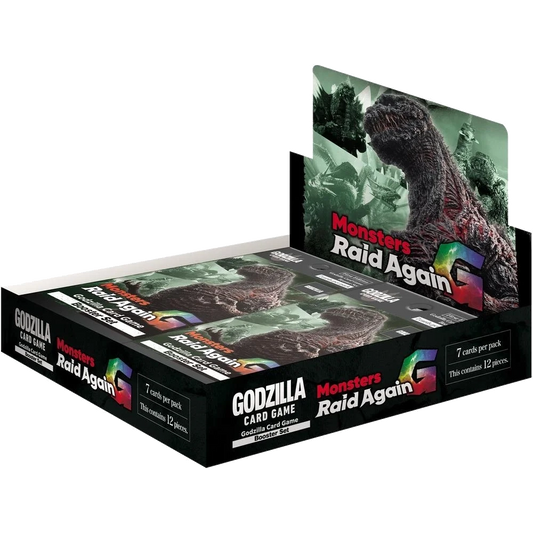 godzilla card tcg monsters raid again booster set