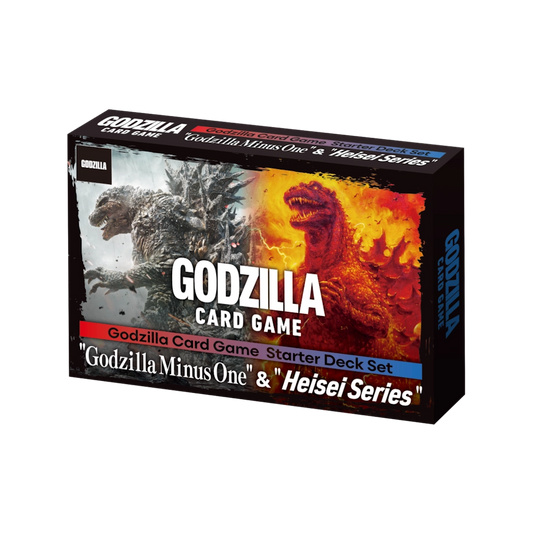 godzilla card game starter deck set minus one and heisei series
