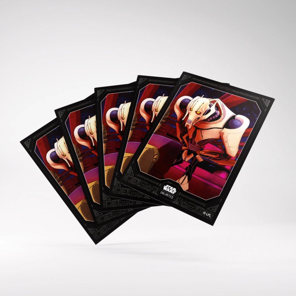star wars unlimited general grievous art sleeves gamegenic