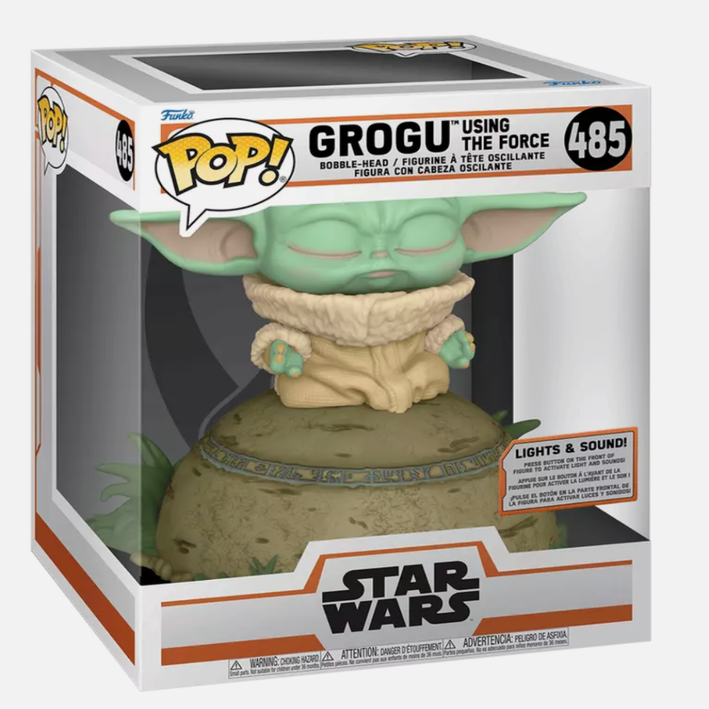 Funko Pop! Deluxe: Star Wars - Grogu Using the Force #485