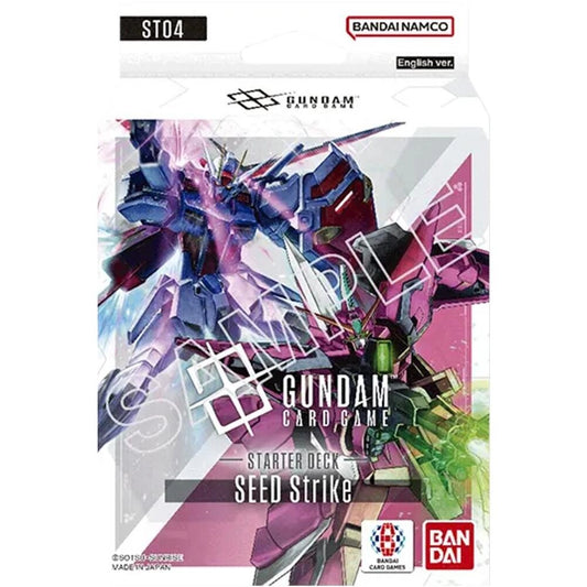 gundam card game starter deck seed strike