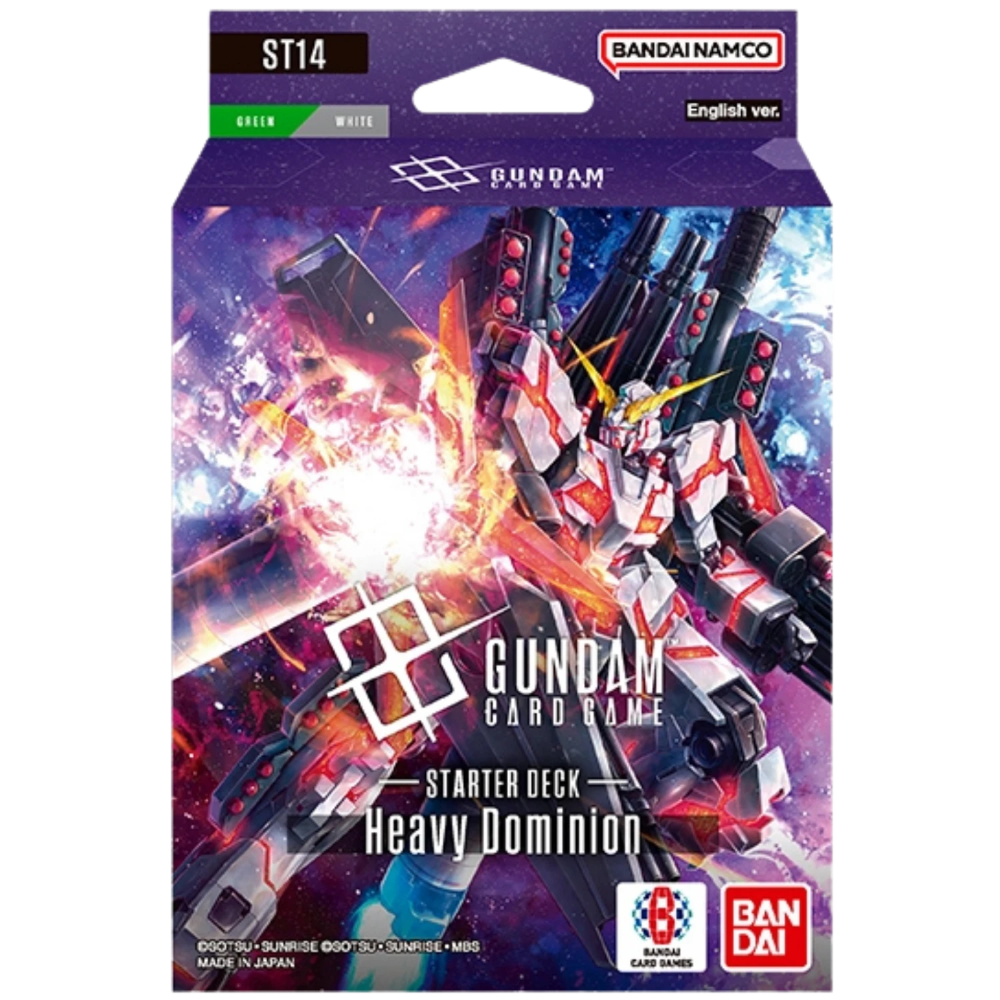 gundam card game starter deck heavy dominion