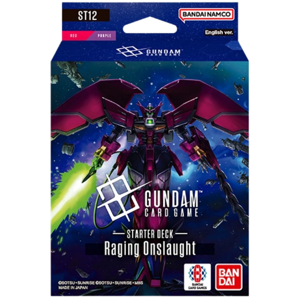 gundam card game starter deck raging onslaught