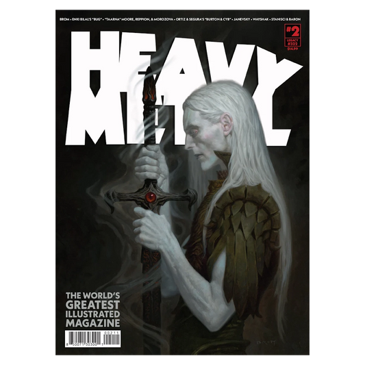 heavy metal magazine brom fantasy science fiction comic