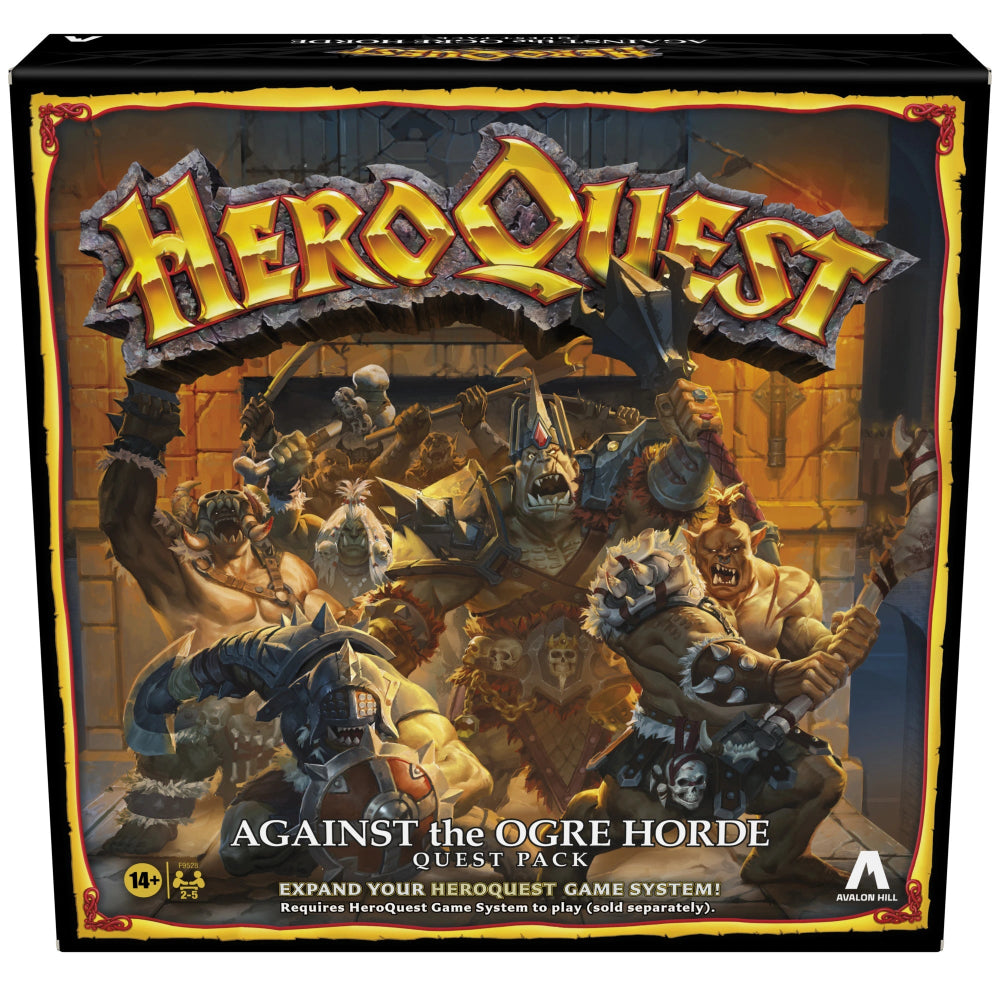 heroquest hero quest against ogre horde avalon hill pack