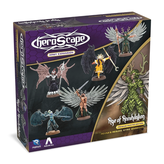 heroscape premium painted edition Kyrie Warriors miniatures