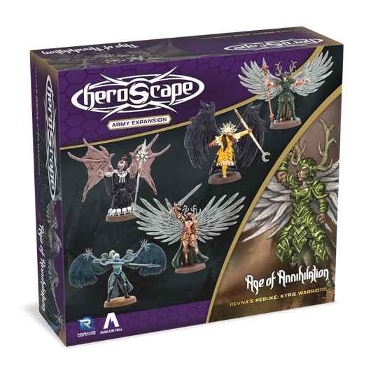 heroscape revna's rebuke kyrie warriors army expansion