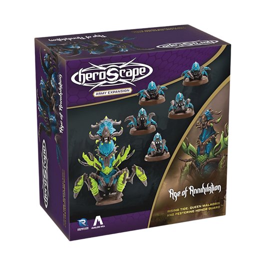 heroscape annihilation rising tide queen maladrix festering honor guard