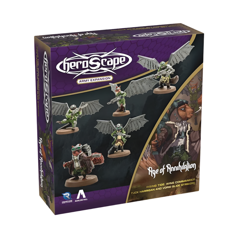heroscape tuck harrigan wing commander vorid glide strikers
