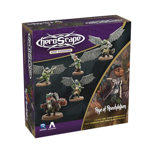 heroscape tuck harrigan wing commander vorid glide strikers
